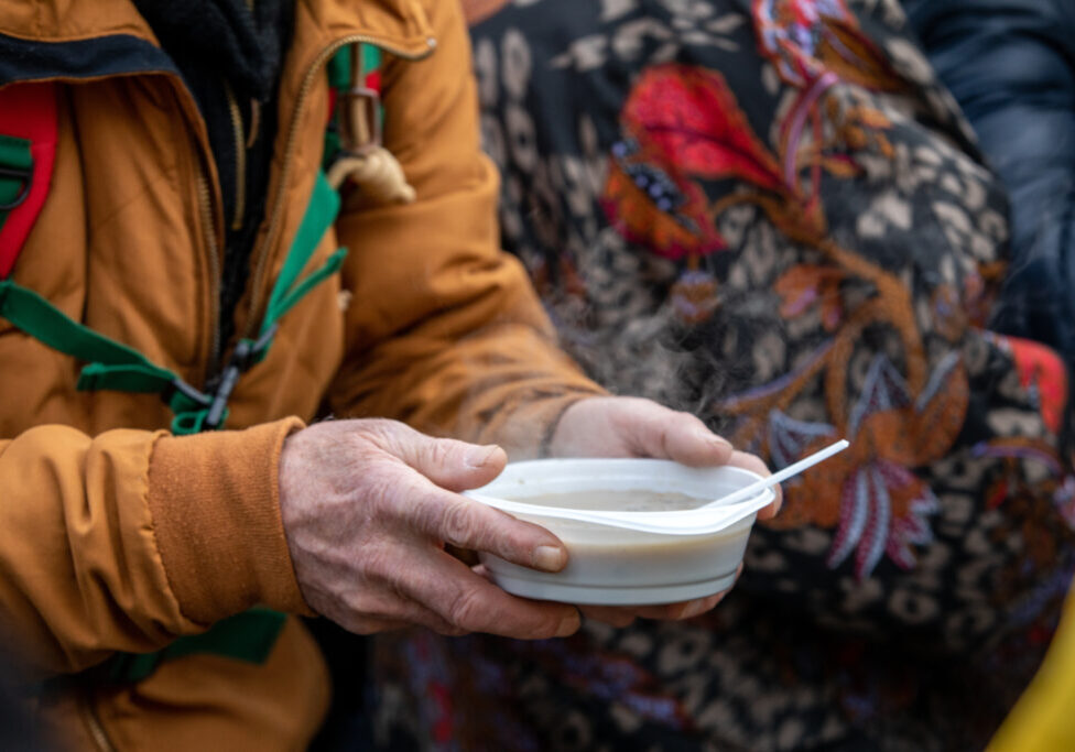Warm food for the poor and homeless